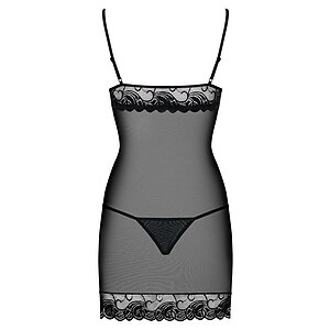Chemise Obsessive Wonderia Negru S-M