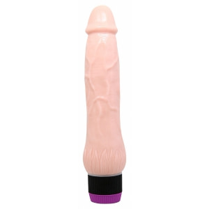 Vibrator Cu Vibratii Puternice Si Multiple Vibrator Realist 22.7 Cm Cu Cap Flexibil