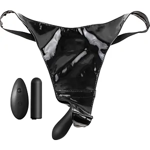 Chiloți Vibratori Fetish Fantasy Remote Panty Negru pe SexLab