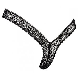 Chilot Amorable Mini Slip Negru pe Sexlab.ro