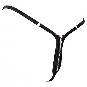 Chilot Amorable Mini With Zipper Negru Chilot Amorable Mini With Zipper Negru pe Sexlab.ro