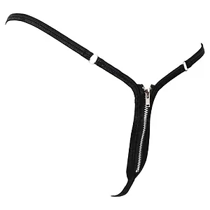Chilot Amorable Mini With Zipper Negru pe SexLab