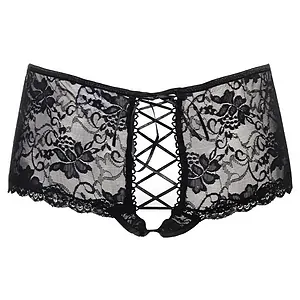 Chilot Amorable Open Back Charlotte Negru Chilot Amorable Open Back Charlotte Negru pe SexLab