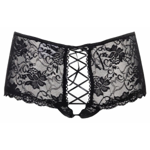 Chilot Pentru Haine Stramte Negru Chilot Negru Cu Benzi Decorative Spate
