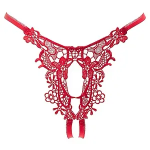 Chilot Amorable Open Madeline Roșu pe SexLab