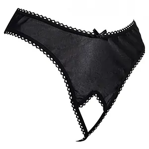 Chilot Amorable Open Melanie Negru Chilot Amorable Open Melanie Negru pe SexLab