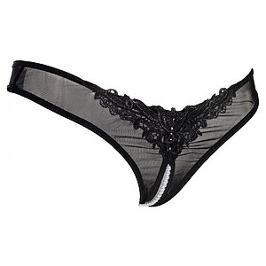 Chilot Amorable Open Pearls Negru Chilot Amorable Open Pearls Negru pe Sexlab.ro