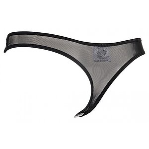Chilot Amorable Open Pearls Negru S-L