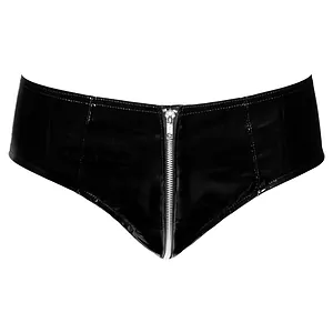Chilot Black Level Vinyl Briefs Emma Negru pe Sexlab.ro