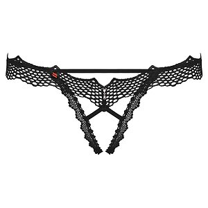 Chilot Decupat Obsessive Bravele Negru pe SexLab