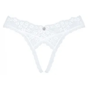 Chilot Decupat Obsessive Heavenlly Alb Chilot Decupat Obsessive Heavenlly Alb pe SexLab