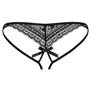 Chilot Decupat Obsessive Picantina Negru L-XL
