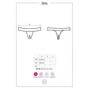 Chilot Decupat Obsessive Shibu Negru S-M