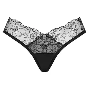 Chilot Obsessive Bella Rou Panties Negru pe SexLab