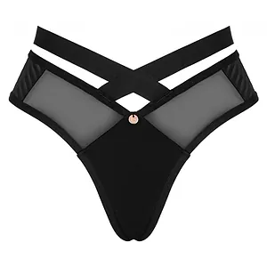 Chilot Obsessive Brasica Negru pe SexLab