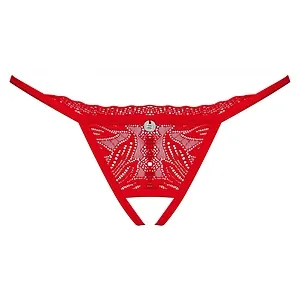 Chilot Obsessive Chilisa Decupat Roșu Chilot Obsessive Chilisa Decupat Roșu pe SexLab