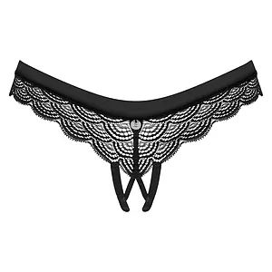 Chilot Obsessive Decupat Chemeris Negru pe SexLab