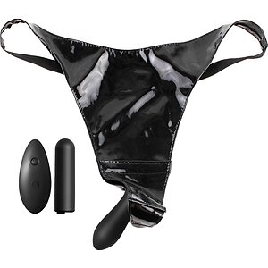 Chiloți Vibratori Fetish Fantasy Remote Panty Negru pe SexLab
