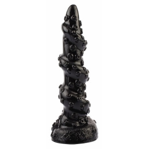 Chisa Octopus Bugbear 23.5 cm Dildo cu Texturi Monstruoase Negru