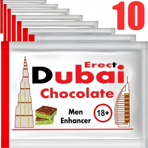 Ciocolată Dubai Pentru Performanță Masculină 10 plicuri Ciocolată Dubai Pentru Performanță Masculină 10 plicuri pe Sexlab.ro