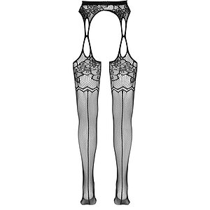 Ciorapi cu Portjartier Cottelli Collection Negru S-L
