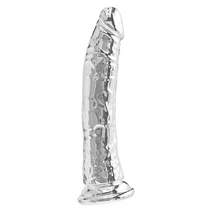 Dildo 9 Inch Transparent Cu Ventuza