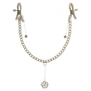 Cleme Crystal Nipple Clamps Argintiu Cleme Crystal Nipple Clamps Argintiu pe Sexlab.ro