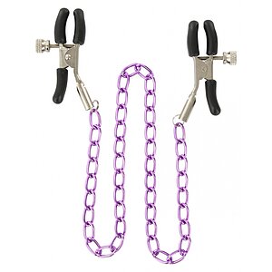 Cleme Pentru Sfârcuri ToyJoy Argintiu pe SexLab