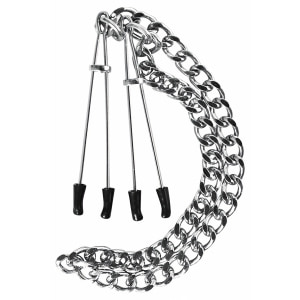Cleme Sfârcuri Nipple Tweezers Argintiu