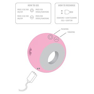 Clitoral Stimulator VERVE Puls Roz