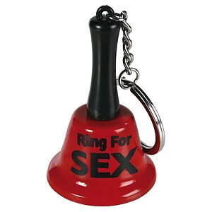 Clopotel Ring For Sex Breloc Rosu pe SexLab