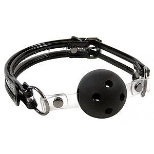 Căluș Bare Bondage Negru pe SexLab