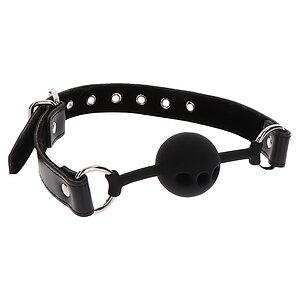 Căluș Bilă Breathable Negru pe SexLab