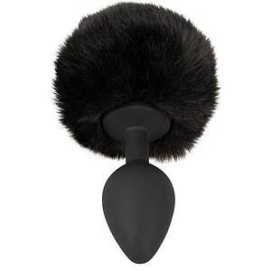 Coada Pufoasă Plug M You2Toys – Discret, Negru, silicon