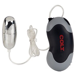 Ou Vibrator Argintiu Cu Carcasa Neteda