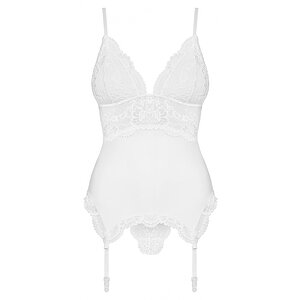 Corset Alb Elegant Corset Alb Dantela