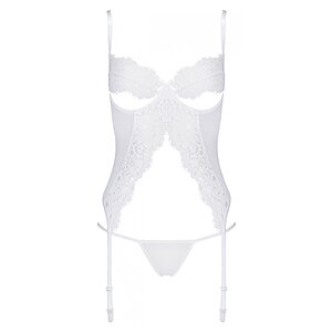 Corset Avanua Silentia Alb pe SexLab