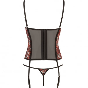 Corset Cottelli Collection Corsage Set Negru L