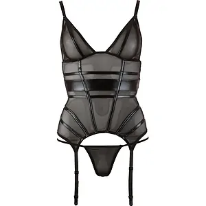 Corset Cottelli Collection Eleanor Negru Corset Cottelli Collection Eleanor Negru pe SexLab