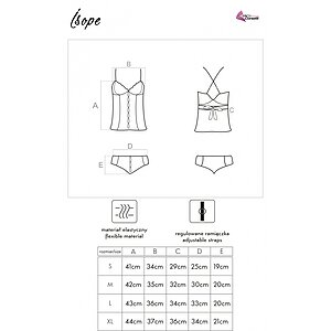 Corset LivCo Isope Alb L
