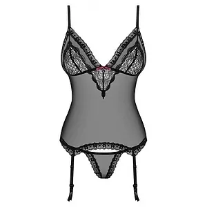 Corset Obsessive 820-COR Negru pe SexLab