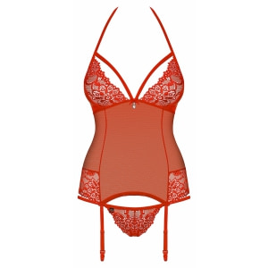 Corset Obsessive 838-COR Roșu L-XL