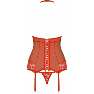 Corset Obsessive 838-COR Roșu L-XL