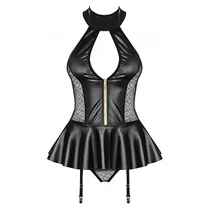 Corset Obsessive 859-COR Negru pe SexLab