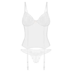 Corset Obsessive Alissium Alb Corset Obsessive Alissium Alb pe SexLab