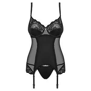 Corset Obsessive Amallie Negru Corset Obsessive Amallie Negru pe SexLab