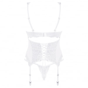 Corset Obsessive Amor Alb L-XL