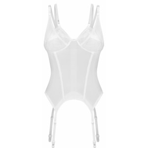 Corset Obsessive Arrowel Alb L-XL