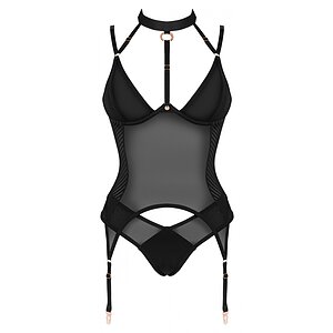 Corset Obsessive Brasica Negru pe SexLab