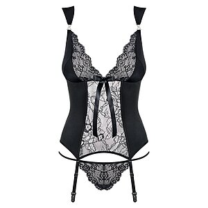 Corset Obsessive Charmea Negru pe SexLab